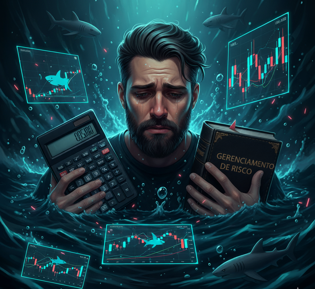 Como Minha Calculadora de Risco Me Impediu de Afundar de Vez no Trading