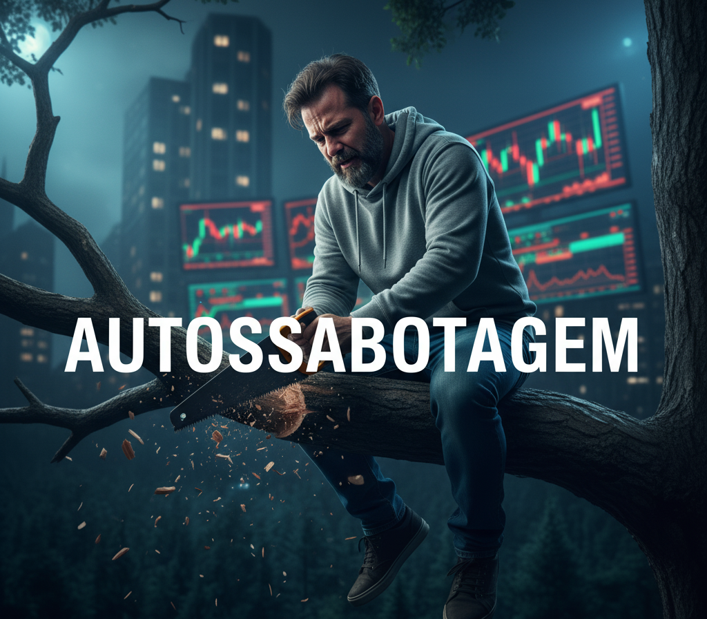 Auto-sabotagem no Trading: Por Que Eu Arruinava Meus Próprios Trades (e Como Parei)