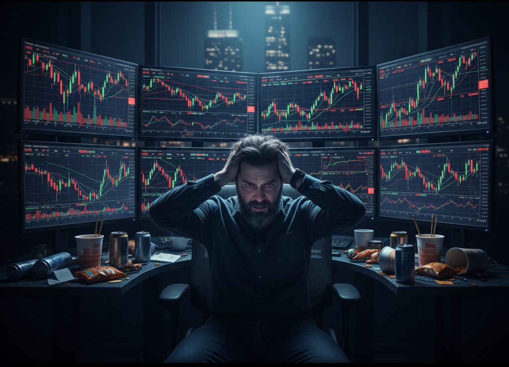 Quando o Trading Virou Meu Vício: Os Sinais Que Ignorei e Como Encontrei o Equilíbrio